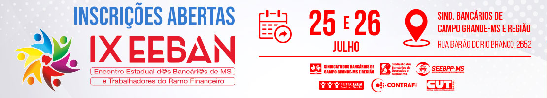 Inscrições 9º EEBAN