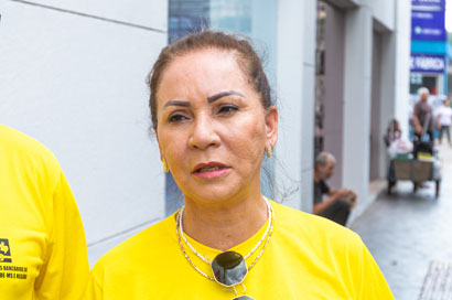 Neide Rodrigues, presidenta do SEEBCG-MS 