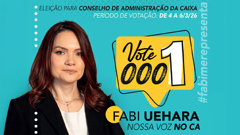 SEEBCG-MS apoia Fabiana Uehara nas eleições do Conselho de Administração da Caixa